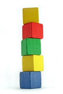 Stack of Colored Blocks
