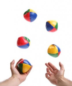 Juggling 5 Balls