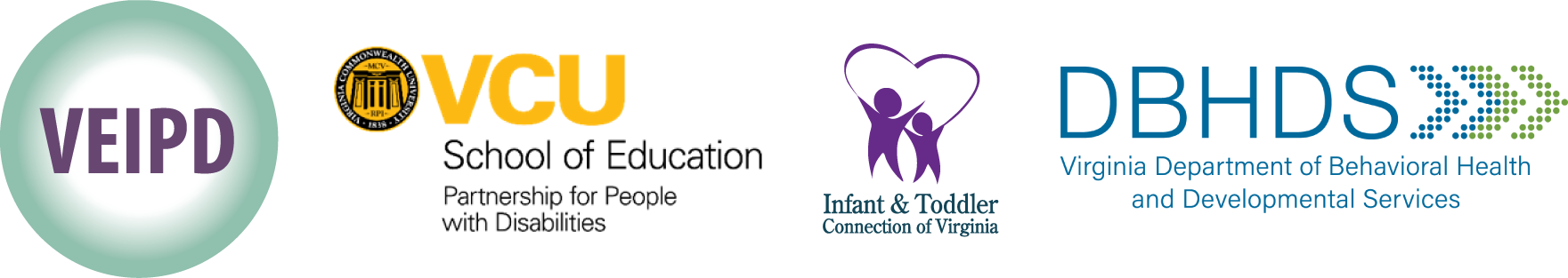 ITC Logo, Infant & Toddler Connection Logo and Partnership for People with Disabilities